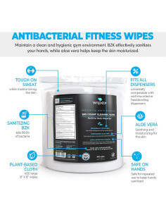 Toallitas Antibacterianas Wipex 800ct - Recarga para Gimnasios 2