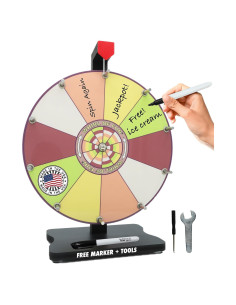 Rueda de Premios 30 cm - Whirl of Fun, Personalizable, Portátil