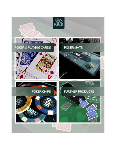 Set de Póker Christopher con 500 Fichas de Plástico