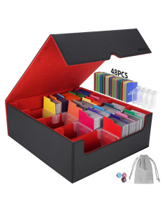 Caja de Almacenamiento de Cartas AFIING 4 Filas 3200+ Cartas