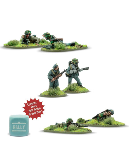 Kit de Modelos Warlord Games Bolt Action WWII Paracaidistas 1:56 Kit de Modelos Warlord Games Bolt Action WWII Paracaidistas 1:56