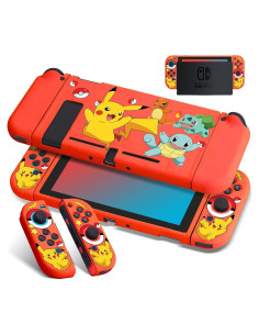 Funda Protectora Xcitifun para Nintendo Switch - Rojo Kawaii