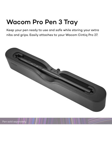 Bandeja Pro Pen 3 Wacom para Cintiq Pro 27, Negro