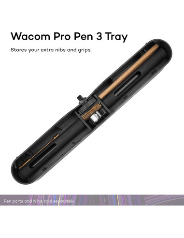 Bandeja Pro Pen 3 Wacom para Cintiq Pro 27, Negro