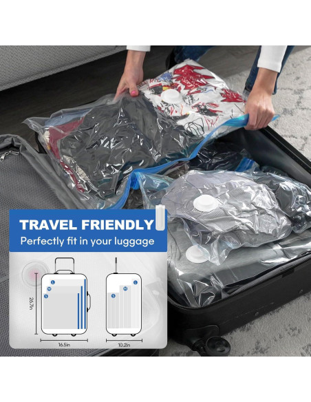 Bolsas de Almacenamiento al Vacío VMSTR con Bomba USB - 8 Piezas Bolsas de Almacenamiento al Vacío VMSTR con Bomba USB - 8 Piezas