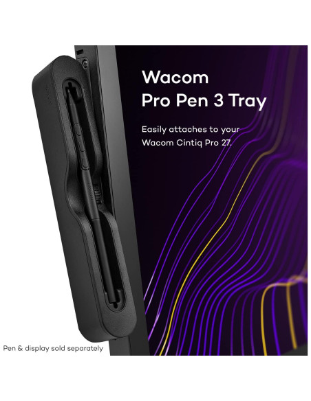 Bandeja Pro Pen 3 Wacom para Cintiq Pro 27, Negro
