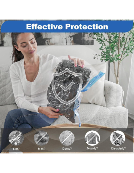 Bolsas de Almacenamiento al Vacío VMSTR con Bomba USB - 8 Piezas Bolsas de Almacenamiento al Vacío VMSTR con Bomba USB - 8 Piezas