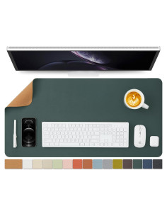 Alfombrilla de Corcho Doble Cara HOMIEAZICOZI 80x40cm Verde Oscuro