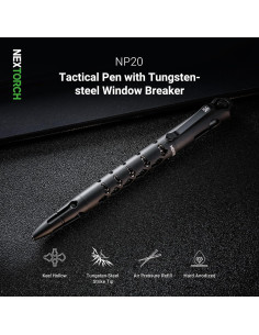 Bolígrafo Táctico NEXTORCH NP20 con Punta Rompe Cristales 2