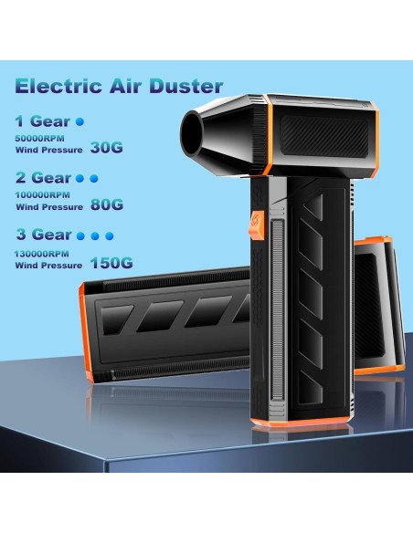 Soplador de Aire Comprimido CCV F31 3 Velocidades Recargable