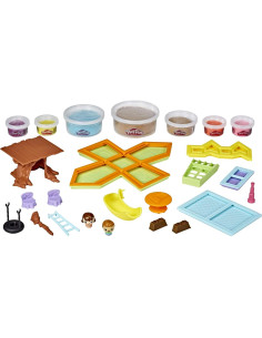 Kit de Construcción Casa en el Árbol Play-Doh 7 Colores 2