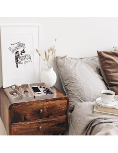 Organizador de Cajón de Escritorio Welaxy 8 Piezas Beige Avena 2