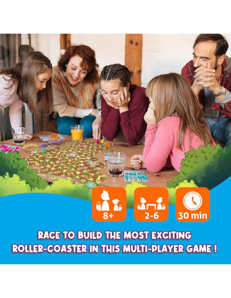 Juego de Mesa FoxMind Blast Track - Estrategia Familiar 2-6 Jugadores