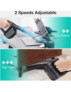 Soplador de Aire MECO ELEVERDE 550W 2 Velocidades Negro 2