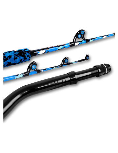 Caña de Pesca Fiblink 1/2 Piezas 182 cm 80-120 lbs Azul