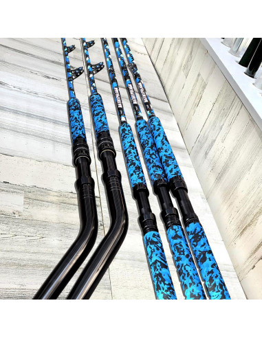 Caña de Pesca Fiblink 1/2 Piezas 182 cm 80-120 lbs Azul