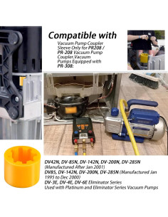 Manga de Acoplamiento Bomba Vacío XTPTFABS PR308 2,22cm 2