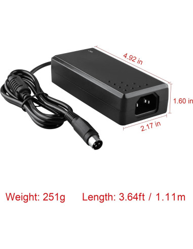 Adaptador CJP-Geek 12V AC/DC 4 Pines para Wacom Cintiq