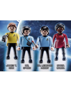 Figuras de Colección Playmobil Star Trek - Kirk, Spock, Uhura, McCoy 2