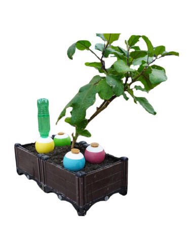 4 Picos de Riego de Terracota Autorriego 1.09 kg para Plantas