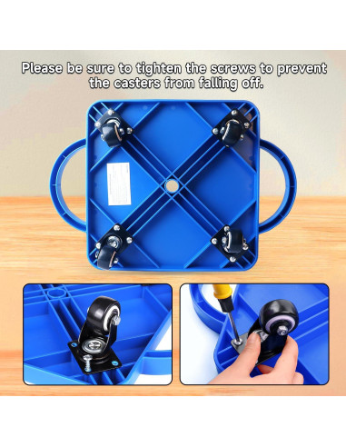 Patinete de Plástico GSE con Mangos para Niños 4 Ruedas