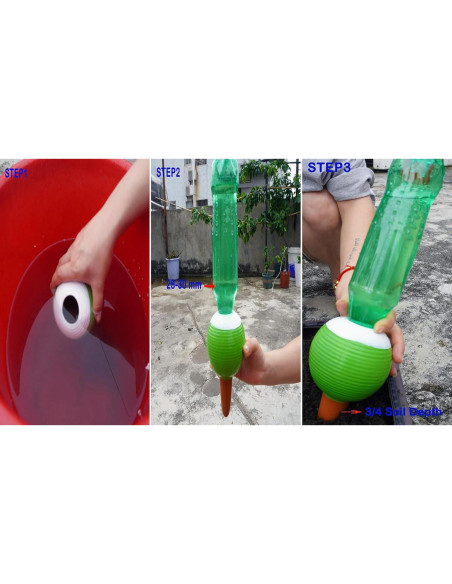 4 Picos de Riego de Terracota Autorriego 1.09 kg para Plantas