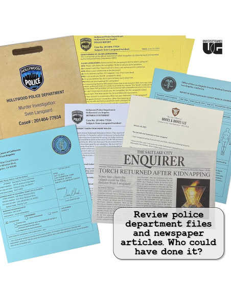 Juego de Misterio de Asesinato University Games 1+ Jugadores