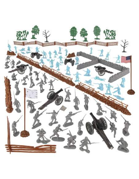 Set de Soldados de Plástico BMC Guerra Civil 101 Piezas Set de Soldados de Plástico BMC Guerra Civil 101 Piezas