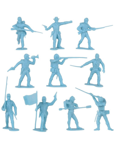 Set de Soldados de Plástico BMC Guerra Civil 101 Piezas