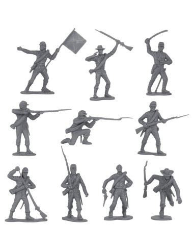 Set de Soldados de Plástico BMC Guerra Civil 101 Piezas