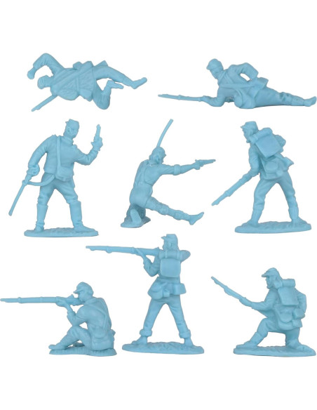 Set de Soldados de Plástico BMC Guerra Civil 101 Piezas Set de Soldados de Plástico BMC Guerra Civil 101 Piezas