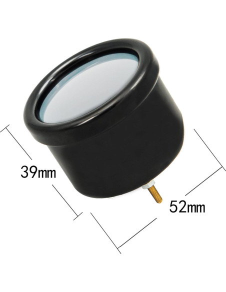 Manómetro Digital CNRAQR 52mm Doble Pantalla 0-15 Bar Rojo