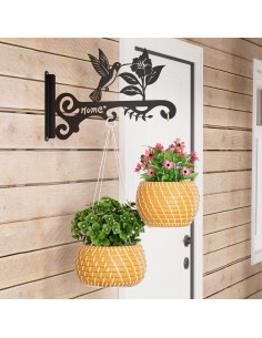 Ganchos de Metal para Plantas BBTFAA - 25 cm, Paquete de 2 2