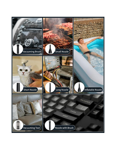 Soplador de Aire Comprimido Jicawz 3 Velocidades 95000RPM