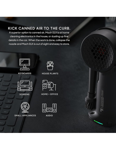 Aspiradora de Aire Comprimido Sharper Image MACH 01X 2400 FPM