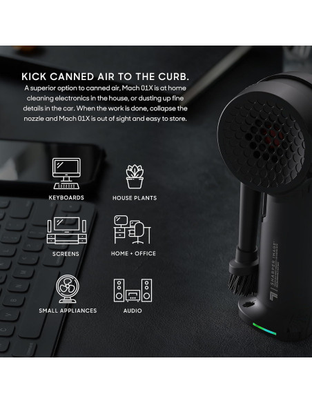 Aspiradora de Aire Comprimido Sharper Image MACH 01X 2400 FPM