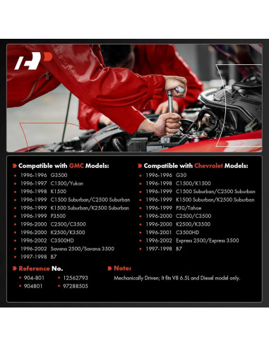 Bomba de vacío A-Premium para Chevrolet y GMC V8 6.5L