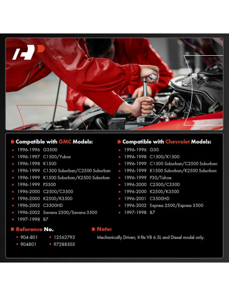 Bomba de vacío A-Premium para Chevrolet y GMC V8 6.5L