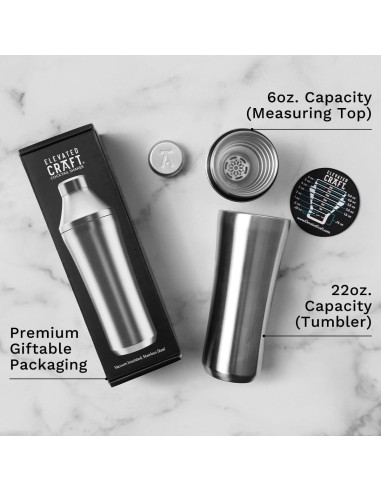 Coctelera Aislada al Vacío Elevated Craft 0.83L Acero Inoxidable