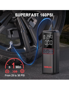 Compresor de Aire GOOLOO GT160 160PSI Portátil Inalámbrico 2