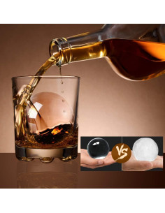 TINANA Molde de Hielo Cristalino 4 Cavidades 6.35 cm 2