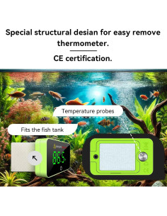 Termómetro Digital para Acuario Cangda - Rango -10C a 60C 2