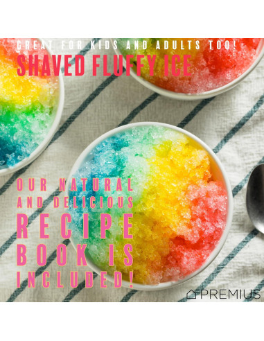 Máquina de Hielo Raspado PREMIUS - Inalámbrica, Ligera, Blanco