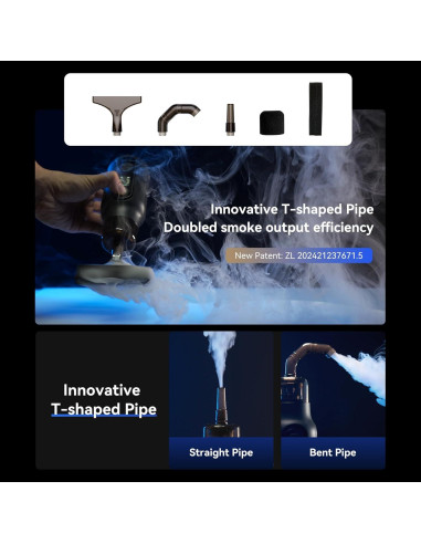 Máquina de Niebla TELESIN C40 Portátil 40W con Control Remoto