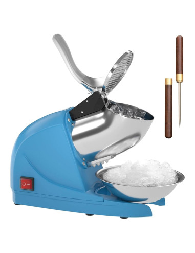Máquina de Hielo Raspado Greatrue 380W 130kg/h Azul