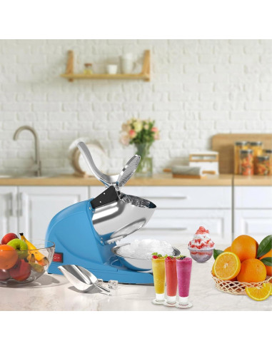 Máquina de Hielo Raspado Greatrue 380W 130kg/h Azul