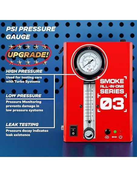 Probador de Fugas Automotriz AutoLine Pro Modelo 03