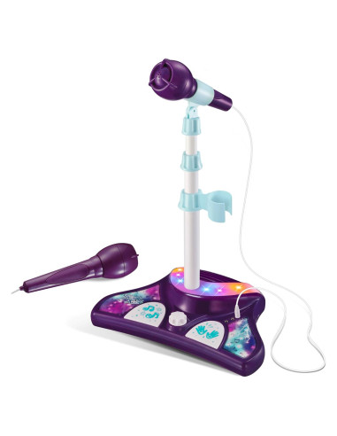 Karaoke para Niños Little Pretender con 2 Micrófonos y Luces