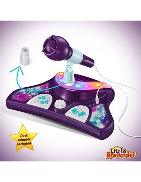 Karaoke para Niños Little Pretender con 2 Micrófonos y Luces