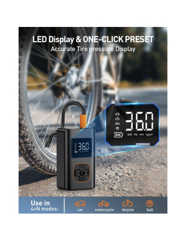 Compresor de Aire MEUCI 150 PSI Portátil Inalámbrico